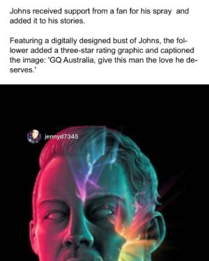 Daniel Johns Instagram - @gqaustralia look what you’ve gone and started- more scandal in the Daily Mail.

Shout out to @jennyd7345 for making it into the story and @mattryan for the digitally designed bust of Johns.

#troubledstar #theycalledmejohn #former #silverchair #frontman #extraordinaryspray