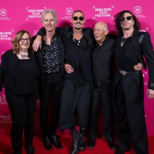 Daniel Johns Instagram - Booked a last minute trip to Adelaide to support my friends. It was sold out. So I sat on the floor. @adlfilmfest