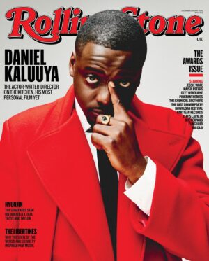 Daniel Kaluuya Instagram - Honoured to receive the @rollingstoneuk Film Award & grace the cover for The Kitchen. 

Words: @c_bus 
Photography: @dannykasirye 
Creative & Styling: @josephkocharian 
On Set Style Consultant: @cheryl_konteh 
Barber: @damonno1barber 
Grooming: @jojowilliamsmakeup