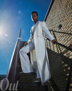 Daniel Kyri Instagram - NEW!! @outmagazine spring fashion issue ft me on the iconic @unistudios backlot!
S/O @dnlreynolds & this whole team for making the day so fun & @etcandcompanyla for holding me downnn
Swipe 👉🏾 for some #bts shots of me feeling my oats 😘 
#linkinbio