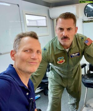 Daniel MacPherson Instagram - LAND OF BAD 🔥🔥🔥 ➡️

Now my Strike Back action & weapons training was swapped out for some proper acting gymnastics on Land of Bad - as well as a career best Mustache I think! 

Working for the second time opposite my Poker Face Co-Star & Director @russellcrowe & with the fantastic @chikathat, we spent the last few weeks of the Gold Coast shoot bringing the ship home in Studio. A killer script from @davidfrigerio & in the hands of @superswift - we jammed & worked up ideas as we went, and filmed into the night -  adding to the EPIC action that had already been shot with @liamhemsworth @hemsworthluke @rickywhittle & Milo. All led by a tireless, world class Aussie Crew. 

Yes I kept the hat. And the Mustache. 

LAND OF BAD - In cinemas Feb 16 🇺🇸 

GO VOLS
#landofbad #landofbadmovie