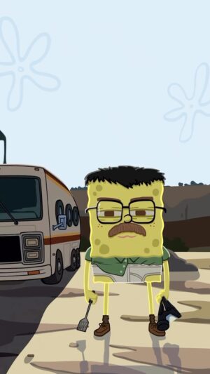 Daniel Moncada Instagram - Tag anyone who would appreciate this 😜
Breaking Bob Part 2 #spongebob 🎨by @icheban
 #breakingbad
#BetterCallSaul #SalamancaTwins
