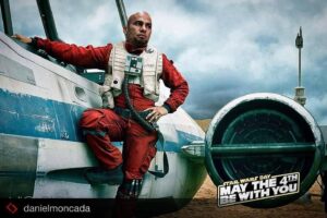Daniel Moncada Instagram - #MayThe4thBeWithYou 
What should my character name be?

Obi-JUAN-Kenobi?
Hans Cholo? 😂
•
•
•
•
•
•
#BetterCallSaul 
#BreakingBad