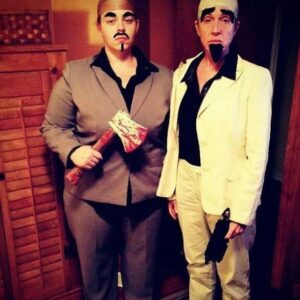 Daniel Moncada Instagram - #Happy #Halloween 🎃👻🎃🪓💀
#SalamancaTwins #TheCousins 
#LaFamiliaEsTodo 

#BreakingBad #BetterCallSaul