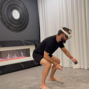 Daniel Negreanu Instagram - Happy Anniversary @radioamanda fun night, dinner at Crossroads then Awakenings at Wynn, which I can only recommend to my enemies to cause them 70 minutes of pain. Booooring. 

Night cap VR session Beat Saber where no one ever looks cool but you feel like a rockstar in the virtual world!