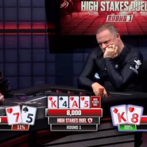 Daniel Negreanu Instagram - This hand decided the match…

@dnegspoker @pokergo