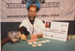 Daniel Negreanu Instagram - 1997 Foxwoods, Connecticut my first year on the tour. 

I won an event early in the year and this was my second win in the US in a $100 buy in limit Hold’em tournament. 

The next day I played the $1500 limit Hold’em getting 3 handed with Johnny “World” Hennigan and TJ Cloutier and won it. 

I made a $5000 save in that one heads up with TJ and it was the last and only time I ever did a save or chop. I learned my lesson. Go for the gold!

#Poker #GGPoker