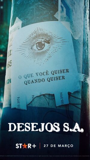 Daniel Rocha Instagram - Orgulhoso de poder apresentar mais uma série (dessa vez, misteriosa) para vocês! Dia 27 de março estreia “Desejos S.A., criada por Gaston Duprat e Mariano Cohnna, na Star Plus. 

A Desejos S.A. é uma empresa misteriosa que atende a qualquer desejo. “O que você quiser, quando quiser”. Mas para tudo na vida, existe uma contrapartida, e talvez para o desejo se realizar, você terá de participar do desejo de outra pessoa. Achou Misterioso? Envolvente? Secreto? Me aguarde! @starplusbr #DesejosSa