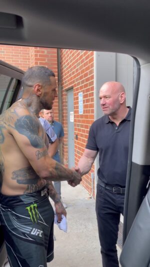 Daniel Rodriguez Instagram - Tough one !! Shit happens ! But this takes the sting away a little . I was in a hurry to leave the arena after the fight. And boss had stopped us . I felt the respect, thanks G 🫡