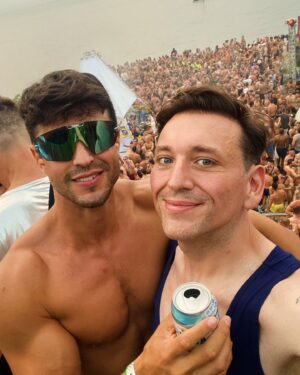 Daniel-Ryan Spaulding Instagram - July 4th Wknd pt. 2 - when I think about everything I’ve been through the past 2 years - getting sober, my weight loss, my surgeries, moving to NYC - I’m so grateful that I landed in a good place - with lots of kind, smart, beautiful, successful gay guys around me - and so many awful, hateful people far, far away from me 🙌 being homophobic, being an antisemite, living in a delusion, living in a conspiracy — is not sexy, it’s soggy & very unattractive 🌈 being a good person leads to only good things 🕊@powergaynyc @boysoffireisland