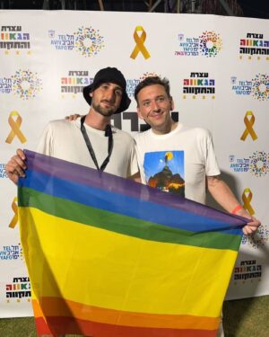 Daniel-Ryan Spaulding Instagram - Thank you so much Tel Aviv Pride for my award from the LGBT community in Israel! Thanks to the people I’ve learned so much from @henmazzig @ashleywaxmanbakshi @shaidavidai @harelchorev @einatwilf @hamzahowidyy @perielaschenbrand @jon_elk @douglaskmurray @elicalebon 
I’m so lucky that I was open-minded enough to come to visit Israel, and to discover its beauty and diversity. 
I’m going to do my part as a morally consistent, effortlessly handsome Power Gay comedian — to make fun out of hypocritical indoctrinated celebrities, expose the ideological subversion facing the west, and to build bridges with Gay Guys from the Arab world & by doing so — explaining Islamic terrorist groups through the lens of human rights and gay rights — so these heavy topics are palatable and easy to understand for progressive people.
I believe that Gays and Jews can bring peace to the Middle East — fighting for shared values of democracy and human rights. Peace will come in a large part from the recognition of Israel’s right to exist. It’s really that simple: LEAVE ISRAEL ALONE. 
Everyone needs to leave Israel alone. All these terrorist organizations funded by the Islamic Republic of Iran need to fuck off: Hamas, Hezbollah, the Houthis — fuck off all of you. Stop oppressing women, stop radicalizing your people, stop killing gay guys, stop kidnapping people, stop trying to destroy Israel & kill all the Jews, and stop trying to destroy the West! 
And Qatar needs to leave Israel alone with its bullshit Al Jazeera propaganda, and funding Ivy League universities to radicalize all these young people.
And Everyone in the West needs to leave Israel alone. This war is happening because of Hamas, you assholes. Wake up from your psychotic fever dream — there’s a terrorist movement growing all around you, and you need to acknowledge it — or else all of Western civilization is going to descend into madness. Thank you to all the beautiful Gay Israeli men & all the Gay guys worldwide who hate terrorism — & want more democracy & peace & human rights in the world!