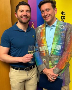 Daniel-Ryan Spaulding Instagram - Happy Pride Week NYC & Congrats on your primary win George Latimer! @latimerforny — I was in Washington D.C with @ritchietorresny15 at the Israeli Embassy’s Pride Event — moderating a panel. Natanel is a gay survivor of the Oct 7th massacre at the Nova Festival , and Amit & Shai are 2 brave gay IDF soldiers who serve proudly & openly as their country defends itself from a 7-front war from the Islamic Republic of Iran — defending the only democracy in the Middle East. I’m so lucky I could help them share their stories. It was such a beautiful, inspiring night. We are so lucky to have Israel as a force for good in the world. Hopefully when Hamas, Hezbollah & the IRI is defeated - Saudi Arabia & Israel will join forces for a beautiful path towards peace in the Middle East 🇮🇱🇺🇸🕊🌈🗽