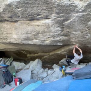 Daniel Woods Instagram - I have been in Ticino for a month now and “Alphane” (9A) has consumed most of my time. Last year I tried “Alphane” for 3  weeks. I was able to link only a few moves in a row. At first I thought “Alphane” was going to be my style, but later learned that the top section did not fit my strengths. The subtleties of grabbing these flat/open hand holds along with understanding how to maintain body tension and move between these holds took me a while to learn. “Alphane” tests both powerful and technical aspects in climbing.

This trip I felt a lot more comfortable in the top section. Longer links were coming together. Psyche was high until I got hit with a death flu, which put me out for a bit. Once I recovered, I decided to try “Alphane” from the start and see how far I could climb. This ended up being more successful than expected. I made it to the last two hard/weird moves at the end a couple times. Confidence increased and the realization that “Alphane” is doable came into play. 

There is still some fine tuning of my flow on the line that needs to be done, but overall I am stoked to continue leveling up on this line and see how things play out. Need Mother Nature to get on my side as well 😂.

Vids are some of the links that have gone down so far.

@thenorthface @thenorthface_climb @evolv_worldwide @organicclimbing @frictionlabs @physivantage