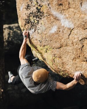 Daniel Woods Instagram - Freakshow (v15/8C)

First repeat after @drewruana 

Drew originally proposed 14, but I broke a key hand hold on the vertical section. This created a new crux which I think levels the climb up. 

Freakshow is divided into 3 sections:
Section 1- Physical moves on open hand underclings and foot smears lead to a positive edge at the lip of the roof.

Section 2- Powerful throw off this edge to a quarter pad mini pinch (crux 1) followed by resistant moves on small edges across the lip of the roof. This leads to a hard cut off of two small edges (crux 2) to gain a right heel and transfer onto the 20 foot vert/slab head wall. 

Section 3- Once you transfer there are three finger intensive moves (redpoint crux), followed by easier yet heady climbing to the top of the boulder.

Section difficulty breakdown:
v10/11 (7C /8A) to v13 (8B) to v8 (7B )

Freakshow offers around 40 feet of climbing. The style is both powerful and technical. Fun ride with this one.

Photos by @bobbysorich 

@thenorthface @thenorthface_climb @evolv_worldwide @organicclimbing @frictionlabs @physivantage