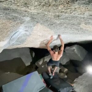 Daniel Woods Instagram - Insomniac (8C /v16) 🧟‍♂️

Fall temps have arrived in the alpine. Finally didn’t melt off the final friction traverse at the end 🫠. Learned how to do some technical heel hooking. Overall was a pleasure to climb on this line that @drewruana established last July. 

The full line is broken into two parts. The first part is a powerful crimp isolation section into a jug rest (8B). The second part is power tech climbing on friction slopers, heel hooks, and a friction dependent trav until the final jug (8B). I fell too many times on the last trav cause of wet tips. I knew as soon as it got cold n dry this section would not be an issue. 

Hyped to see this one through. Back in the day this line seemed very futuristic. The original way of doing “We Can Build You” (2nd part) was way more powerful and low percentage. The new heel hook beta makes the crux high percentage, thus making the full connection seem probable. We originally thought “we can build you” was hard 14 but now it feels more like hard 13. Insomniac is on the cusp of 15/16, but do feel like it is harder than most 15s I’ve done in this style. Insomniac is a daunting task to take on. 

Fall season has begun… time to get to work 🔥

Images by  @dreamaliveproductions 

@thenorthface @thenorthface_climb @evolv_worldwide @organicclimbing @frictionlabs @physivantage