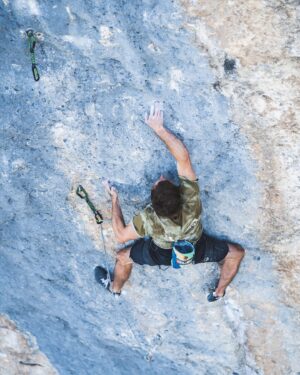 Daniel Woods Instagram - Back on “Realization” (9a )

Last time I was in Ceuse was 4 years ago. Forgot how savage this place is. The style of climbing works the shit out of your fingers and forearms. Stoked to be here for a bit and re learn how to sport climb 🔥. Realization is feelin good. 

Photos by @lenadrapella