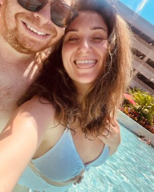 Daniella Rabbani Instagram - 📲❤️‍🔥Pro tip! Leave both your phone and your kids with your mom for 36 hours to hydrate with the luvayaliiiifeeeeee. You’ll feel simultaneously v relaxed   never more in demand upon arrival. Thanks for having us @borgataac. ❤️‍🔥📲
.
.
.
#momanddad❤️ #vacayvibes #jerseyshore
