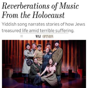 Daniella Rabbani Instagram - 💃🏻💃🏻I couldn’t be prouder to be a part of this moving and important production. As the granddaughter of survivors and a life long performer who believes art has the power to heal- this music is a dream for me. It is sometimes uplifting, often biting and always a testament to Jewish resilience. @avrammlotek wrote a great Op Ed @wsj about it. Read it   come wouldja? I am in AWE of this cast   creative team. I would love so much to see you there. 💃🏻💃🏻
.
.
.
#yiddish #yiddishtheater #yiddishmusic #jewishandproud #holocaustmemorial #holocaustsurvivor #holocaustmuseum