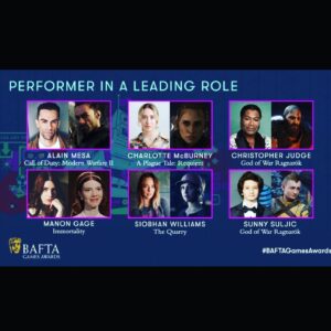 Danielle Bisutti Instagram - My 💖 is full of GRATITUDE! Thank you BAFTA Games for adding a “supporting role” category to acknowledge more incredible performances in the video game space. What a remarkable list of actors and an absolute honor to be among them! 

Congratulations to all and in particular my cast-mates: Adam Harrington as “Sindri” Ryan Hurst as “Thor” and “Laya DeLeon Hayes as “Angrboda” 🙌🏻 your devotion and talents inspire me! Loved working with you. 

BIG CONGRATULATIONS to the incomparable Chris Judge “Kratos” and Sunny Suljic “Atreus” for your “Best Performer in a Leading Role!” 
Creating alongside you for the past nine years has been a true gift. I’m awed by your talents, creativity & generosity. My heart is overjoyed for your acknowledgment in this category. So well deserved! 

WAY TO GO TEAM @santamonicastudio for receiving a record, breaking 14 BAFTA Game nominations for God of War Ragnarök including BEST GAME! 🙏🏻💙❄️🙌🏻👏🏻🎉

#baftagamesawards #playstation #godofwar #godofwarragnarok #nomination #videogames #gameoftheyear #bestgame #freya #teamfreya 🦅❤️‍🔥⚔️👑
@vox_inc_usa @bohemiagroup_ @fullempirepromotions