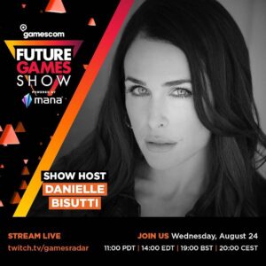 Danielle Bisutti Instagram - Join me at FUTURE GAMES SHOW premiering TODAY 11a.m.PST @gamesradar STREAM LIVE @twitch 

Here are some behind the scenes of your favorite God & Goddess making seidr magic at rehearsal for #futuregamesshow So many exciting new #videogames coming your way! 

See friends, @iamchrisjudge #kratos & I really DO get along but come time for #godofwarragnarok ... #teamfreya 🦅❤️‍🔥⚔️