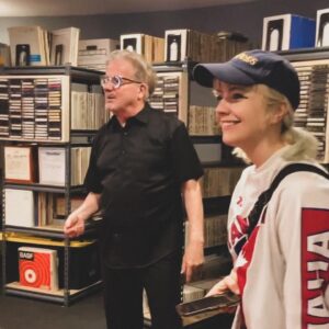 Danielle 'Danz' Johnson Instagram - Well, up there with one of the coolest experiences of my entire life!

Interviewed the legendary @markmothersbaugh of @clubdevo for @synth_history.

Photographer: @ambarbecutie 
Camera and Lighting Assistant: @max_flick 
BTS: @pastramiguy69 
3D Miniature Print: Danny Baxter
Special Thanks: @laurelstearns.

🙌