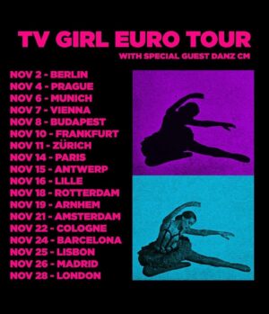 Danielle 'Danz' Johnson Instagram - On tour with @tvgirl this November ✈️🌹 [zdanz.com/tour]

NOV 2- BERLIN
NOV 4 - PRAGUE
NOV 6- MUNICH
NOV 7 - VIENNA
NOV 8 - BUDAPEST
NOV 10 - FRANKFURT
NOV 11- ZÜRICH
NOV 15- ANTWERP
NOV 16 - LILLE
NOV 18 - ROTTERDAM
NOV 19 - ARNHEM
NOV 21 - AMSTERDAM
NOV 22 - COLOGNE
NOV 24 - BARCELONA
NOV 25 - LISBON
NOV 26 - MADRID
NOV 28 - LONDON