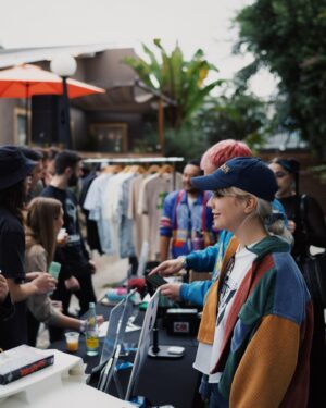 Danielle 'Danz' Johnson Instagram - What a year it’s been.

The first half was focused mostly on Synth History, my side project dedicated to synths. Got to interview some of my heroes for my ‘zine, like Trent Reznor, Fatboy Slim, Jean-Michel Jarre, John Carpenter, etc. 🤯

Threw a pop-up in Los Angeles at the Vintage Synth Museum, with too many sponsors and friends to name. Collab’d on some shirts with my friend Hagop (Director Fits) and met a lot of you in person at the pop-up.

Then got to tour Europe with the incredible TV Girl, who are amazing people. And was lucky enough to have my partner in crime Matt join me for the ride along with my friends Jane and Armen who helped get things done.

Saw places I’ve only seen in movies. I got my passport in my 20s and being able to see Europe was always a far away dream, so that was cool. I appreciate everyone heading to the shows early to see my set and especially thank you to all the new fanz.

Dyed my hair green again.

Made a song about cars (currently working on a German version), had my friend Cody remix a tune, released the score for a short film that made it into Sundance earlier in the year (While Mortals Sleep - directed by Alex Fofonoff) and am working on a new EP.

It’s been fun, it’s been fast, and I’m excited for 2023!

-Danz