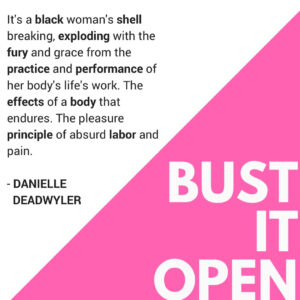 Danielle Deadwyler Instagram - If you missed BUSTitOPEN back in April and are interested in its origins, as the Laura Patricia Calle inaugural grant project recipient or its themes of black womanhood/motherhood and labor of the black woman's body, come witness the @thehouseofjune directed doc on the making of BUSTitOPEN, tomorrow at Paris on Ponce (5pm) for Laura Calle Day. After party to follow. 📽: @rufusscott 👌🏿Swipe left 👈🏿