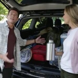 Danielle Demski Instagram - We’ll be cruising the Midwest for our next @toyota road trip 🚗🎥 Did you know that 70% of Toyota’s are assembled right here in the US, with plants in both Michigan and Ohio? We’re excited to visit! 🇺🇸 Happy Labor Day everyone, don’t work too hard 😉
.
.
.
.
#tvcommercial #husbandandwife #toyotaroadtrip #actor #toyota #setlife #letsgoplaces #workhubby #roadtrip #bts #coupleswhoworktogether #usaroadtrip #danielleandethan