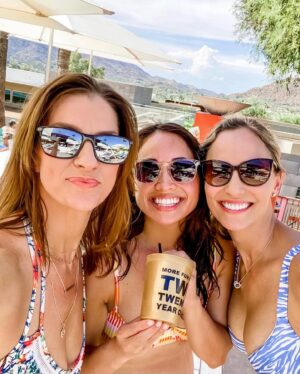 Danielle Demski Instagram - Celebrating life’s milestones with lifelong friends is truly the best!👯‍♀️❤️🎉

I had a fantastic girls weekend and belated Birthday celebration with some of my favorite ladies! No matter where life takes us we always seem to pick up right where we left off without missing a beat. These gals have been in my life and by my side through thick and thin, year after year, no matter what. Find your tribe and hold on tight💕 
.
.
.
.
.
#girlstrip #sanctuaryresort #celebrate #girlfriends #travel #arizonagirl