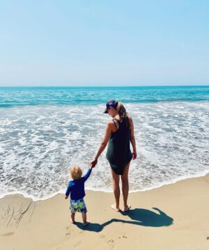 Danielle Demski Instagram - Missed these little hands💙
.
I had such a great time on our @toyotausa road trip through Tennessee and Kentucky but it’s so good to be back home with my littles! We’re heading back out on the road again soon so I’m trying to squeeze in as much hand holding and cuddle time as possible before we leave🥰🌈☀️
.
.
.
.
#momlife #beachday #endofsummer #boymom #girlmom #californiagirl #toddlerlife #miramarbeach