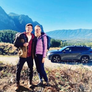 Danielle Demski Instagram - We’re back on the road again for our @toyotausa road trip! This time we’re exploring the Pacific Northwest and we got a chance to check out Mount Si today…so peaceful🏔 And so fun working/driving alongside my hubby. It’s “not a bad gig” as they say 🚗😉🎥
.
.
.
.

#tvcommercial #husbandandwife #washington #toyotaroadtrip #actor #toyota #setlife #letsgoplaces #workhubby #usaroadtrip #behidthescenes #bts #coupleswhoworktogether #danielleandethan