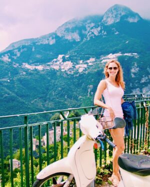 Danielle Demski Instagram - If you know me, than you know I love to travel and this quarantine situation has really got me feelin’ cabin fever!🤷‍♀️
.
Italy is one of my favorite places on earth so I’ve been browsing through photos from some of my trips. The people, the history, the architecture, the food, and of course, the wine! (Side note: After 9 months of sobriety while pregnant I’m happily indulging in wine again, hooray!🍷😋) So...back to daydreaming about summer wine filled getaways until, one day, life gets back to normal. What’s on your travel bucket list once you can leave the house again??🌎✈️
.
.
.
#travel #italy #wanderlusting #husbandandwife #cinqueterre #capri #venice #rome #amalficoastitaly #lifewelltraveled #togetheralone #traveldreams