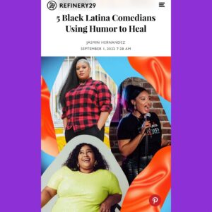 Danielle Perez Instagram - I got it from my Nana 💜 thank you @r29somos @refinery29 @gallerygurls for including me in this list of hilarious Afro-Latina comics. Who’s the funniest person in your family?

📖 link in bio

📸 @selashiloni
