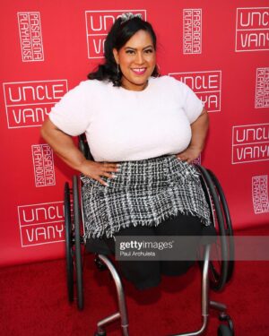 Danielle Perez Instagram - Live theater is back 🎭 had the best time at @pasadenaplayhouse for the premiere of #UncleVanya

I’m a huge fan of Chekhov, and am so glad this was my first time seeing one of his works. The Pasadena Playhouse production of Uncle Vanya is funny, dark, and beautiful. The whole cast is amazing and @oenhugoarmstrong is incredible as Uncle Vanya. Thank you #PasadenaPlayhouse for making my first night back at the theatere a special one ✨

🪡 @fashiontofigure 
📸 @paul_archuleta