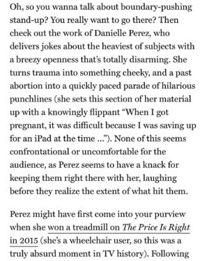 Danielle Perez Instagram - I’m on the list 📝 thank you @vulture 😘
I’ll performing with other certified list babes at the @vulturefestival 11/14 at @thehollywoodroosevelt 💫

links to article & tickets in bio 💘