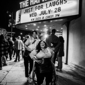 Danielle Perez Instagram - 8.9.2014 @madison_shepard took me to my first open mic 🖤 7 years later I’m a @justforlaughs New Face! Stand-up saved my life, or rather it gave me a life, a purpose, a career. I can’t believe this is only the beginning

📸 @troyconrads
