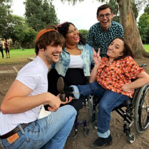 Danielle Perez Instagram - STREAMING NOW @specialnetflix ✨ Thank you @ryanoconn for making me a prom queen 💗💫✨ being on @netflix in such a groundbreaking show is a literal dream come true, thank you for making space for a fat Dominican bitch in a wheelchair ✨ I loved working with you @csj214 @instawhoree @lifeisshort_ @maxjenkinsyall @danringey @norsophocles & all The Crips ✨ I loved being bad, booked & busy with y’all in quar 💅🏾 can’t wait for us to dance again 💫