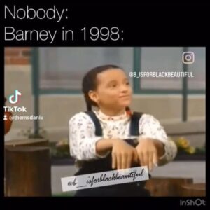 Danielle Vega Instagram - :: @b_isforblackbeautiful I'm loving this #Barney Bop!!! I need the rest of it!! 😆💚💜
•
•
•
•
•
•
•
•
•
•
#BarneyAndFriends #Barney #BarneyKid #DanielleVega #IssaBop