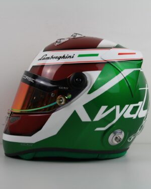 Daniil Kvyat Instagram - Thanks to everyone who participated in the helmet design competition! We received an overwhelming amount of cool ideas. 

This is the winner! I’m excited to wear @nils.sajonz design for the 2024 WEC season. Also great job by @crihelmet for completing the idea. 

And it’s already race week in Imola so going to wear this helmet very soon 😉