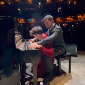 Danila Kozlovsky Instagram - Thanks @golden_unicorn_awards for my belief unicorns exist. Thanks London for giving this night.

P.S. with the best piano teacher ever @stephenridley