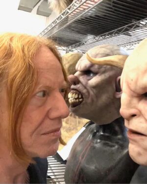 Danny Elfman Instagram - With George and the gang in a real-deal monsterland @immortalmasks to do a face scan for a crazy toy we’re working on. Great people. Great place brought me back to my beloved Monsterous childhood. Happy Halloween (almost) everyone!

3/3 

#monsters #horror #HappyHalloween #immortalmasks