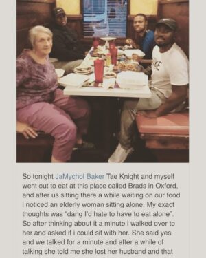 Danny Masterson Instagram - Woulda been her 60th anniversary. What a treat to read an article in the news not about death destruction or division. Well played sir. #JamarioHoward