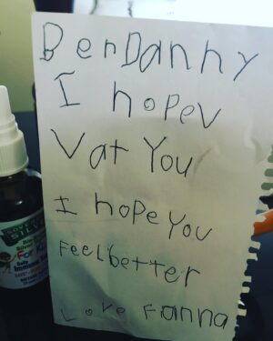 Danny Masterson Instagram - Who needs antibiotics when ur kid cures ur flu with ❤️