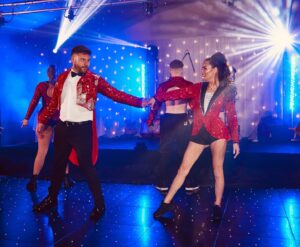 Danny Miller Instagram - Happy Birthday to the only person that could get me in a red, sparkly jacket.. on my wedding day. 

We all LOVE you ‘Me’

#ThisIsMe 

❤️