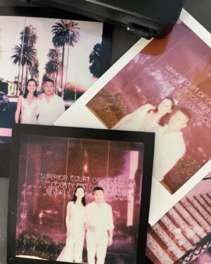 Dante Basco Instagram - Today I woke up and didn't know how my day is going to end. But I have two pieces of news to announce ⚠️⚠️ 
 1. I got #cannes awards for a short film I direct  #fallininginloveInbrokenenglish. 
It's an honor to receive this from #cannes Thank you so so much! can't wait to shoot my full future film. 
 2. @dantebasco and I legally got married, we got our license today, and our courthouse ceremony. 
We left the house this morning and just thought that we are gonna get registered, but the universe says “You are gonna say I Do’ TODAY!” so we did it! 8.2.2023 
We got married at the Beverly Hills courthouse. 
I don't even know how to express myself, my heart is full of joy and excitement. 
Can't wait for our beautiful future. ❤️

#uyghuralice
#actresslife
#acting
#womeninfilm
#womeninbusiness #loveyourself
