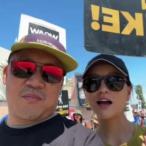 Dante Basco Instagram - We’re on strike! We’re supporting our unions! @sagaftra & @wgawest  I know we normally discuss all the movies we love on this channel but we have to support all those who make these films! Thanks for supporting us during this time!