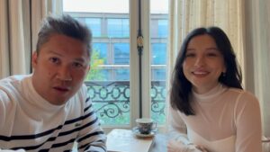 Dante Basco Instagram - Thank you so much to all our friends and family. We are definitely overwhelmed with love and support from everyone. We are Still in that post-engagement Paris bliss!!!