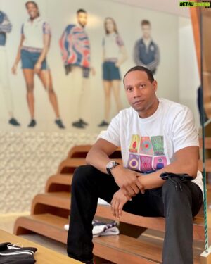 Dante Carver Instagram - Thanks For Having Me. Great items by #bensherman #teamgb Love the fit of the polo & jacket. Congratulations To All Participants of the 2020 Olympics! #olympics