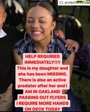 Dante Carver Instagram - @edanimeproductions #REPOST @protectivestyles with @get__repost__app  Please share! 🔁 @dance12neptune
My cousin @fortune.legacy daughter is MISSING. Please share and if you have any information CALL 408-890-0564 #oakland #missing #repostandroid #repostw10